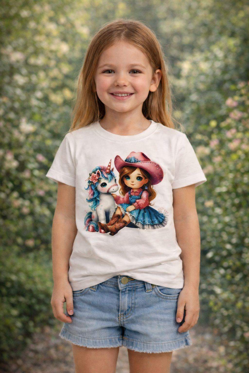 T-shirt dziewczęcy Kucyk 