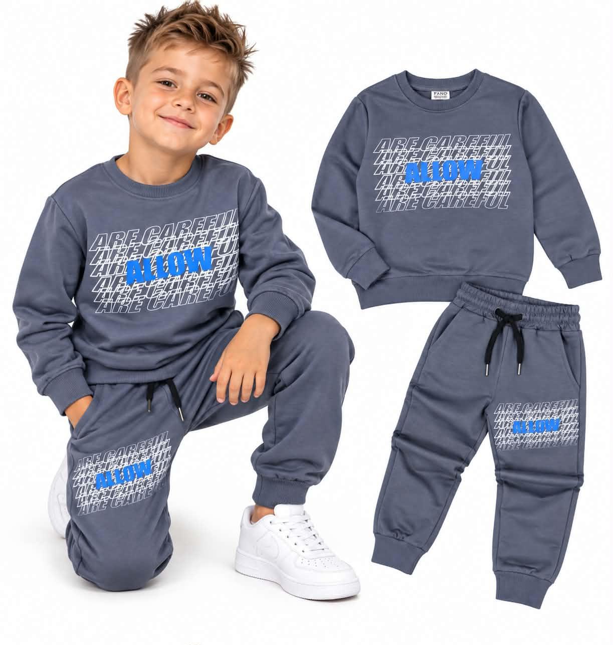 Dres dziecięcy Allow szary - Fano