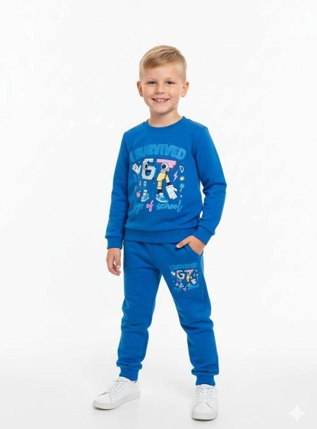Dres chłopięcy I Survived niebieski