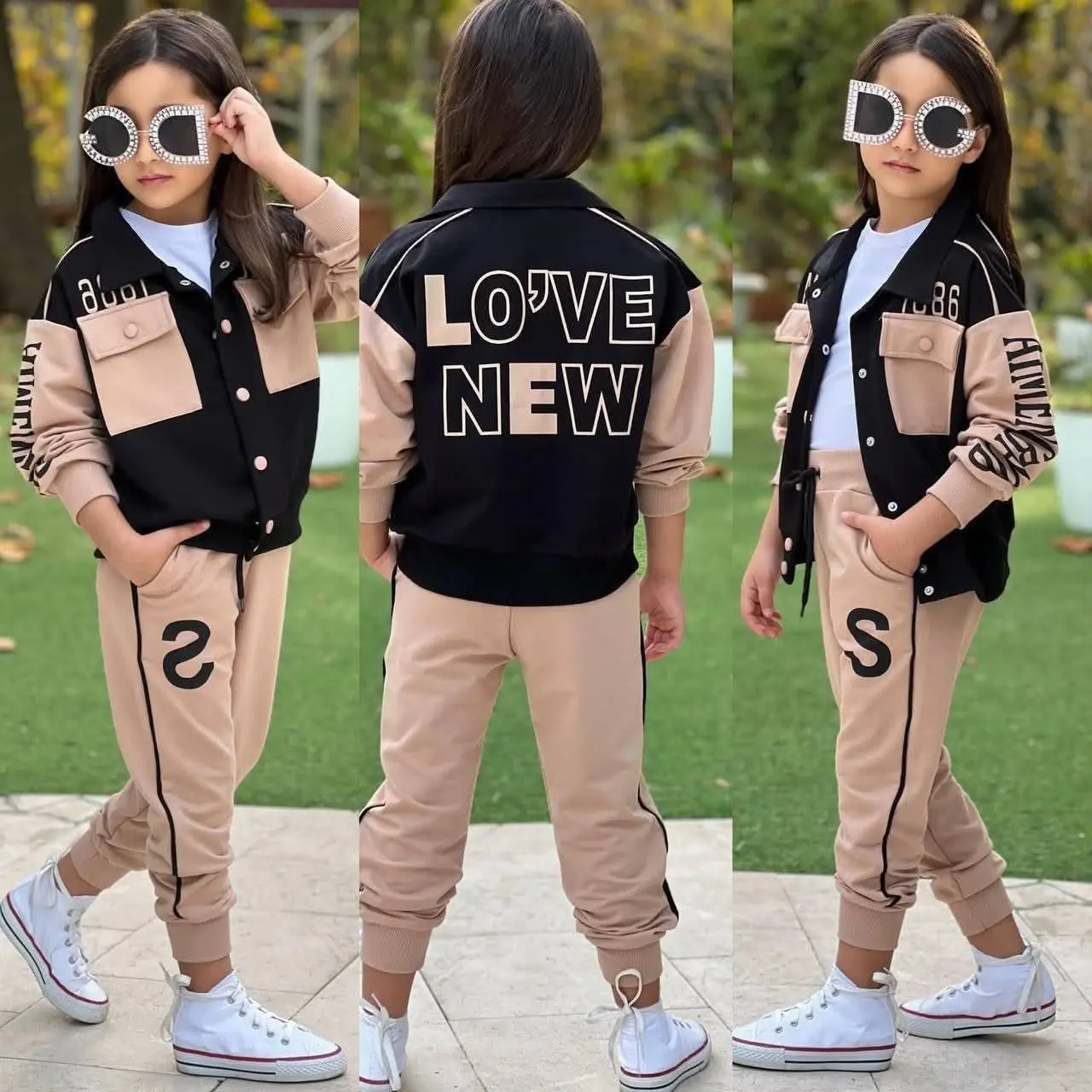 Modny dres dla dziewczynki Love New Surprise 